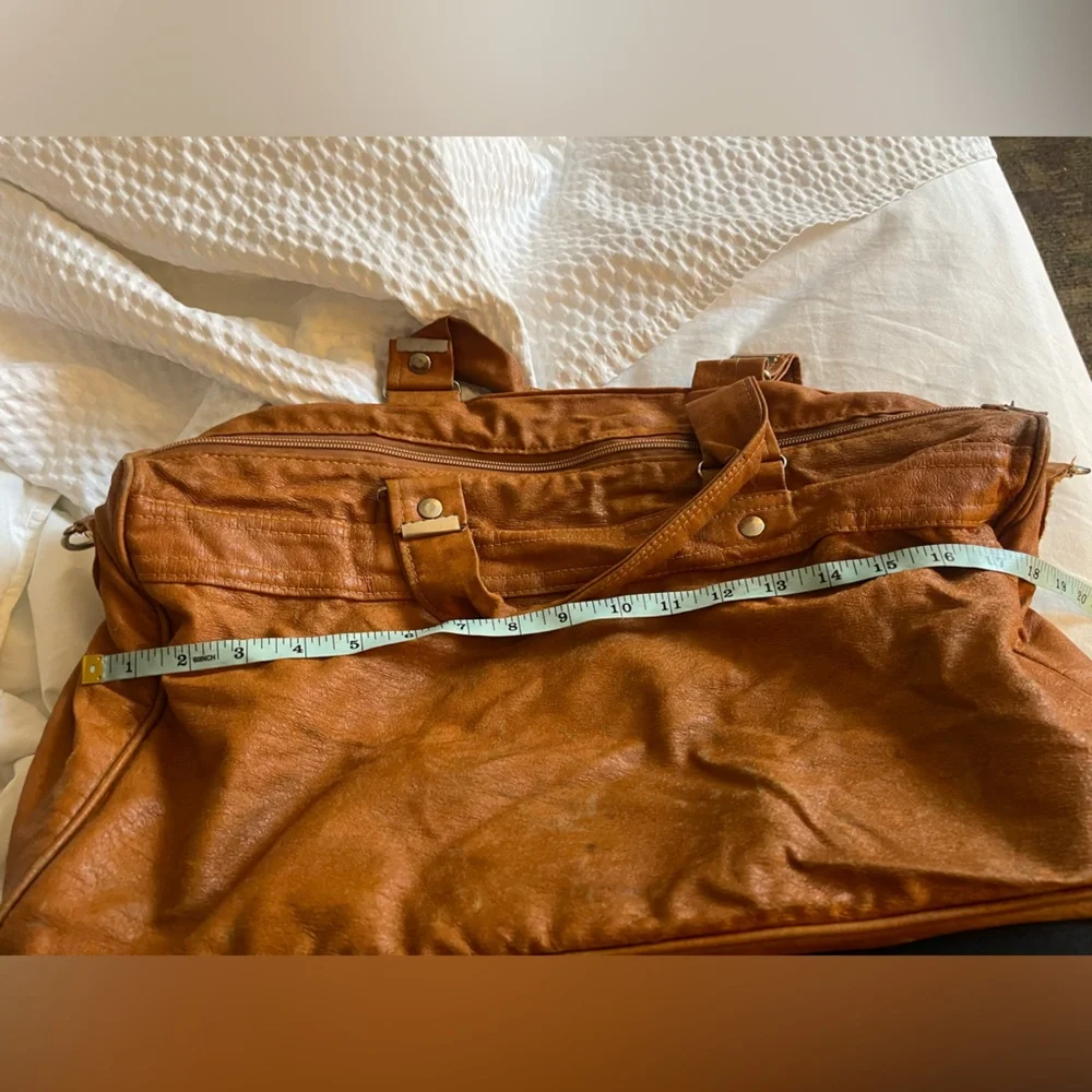 Vintage Brown Travel Bag AS IS